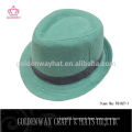 Green fedora hat felt party promotional fedora hats